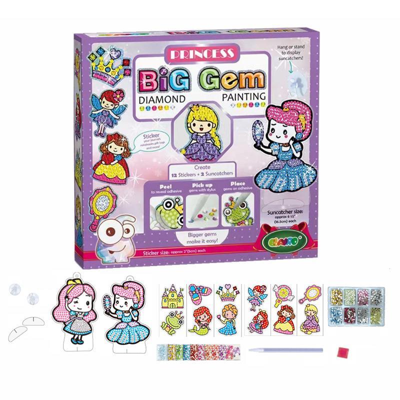 BowLift | Large Gem Diamond Painting Stickers for Kids