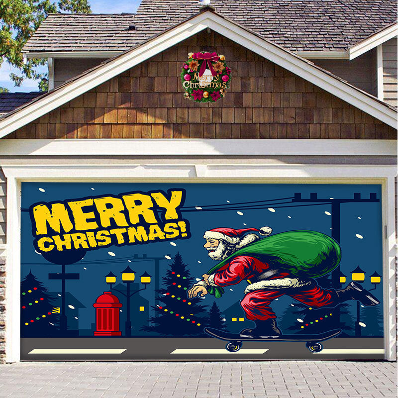 BowLift | Christmas Carsge Door Banner Ornament
