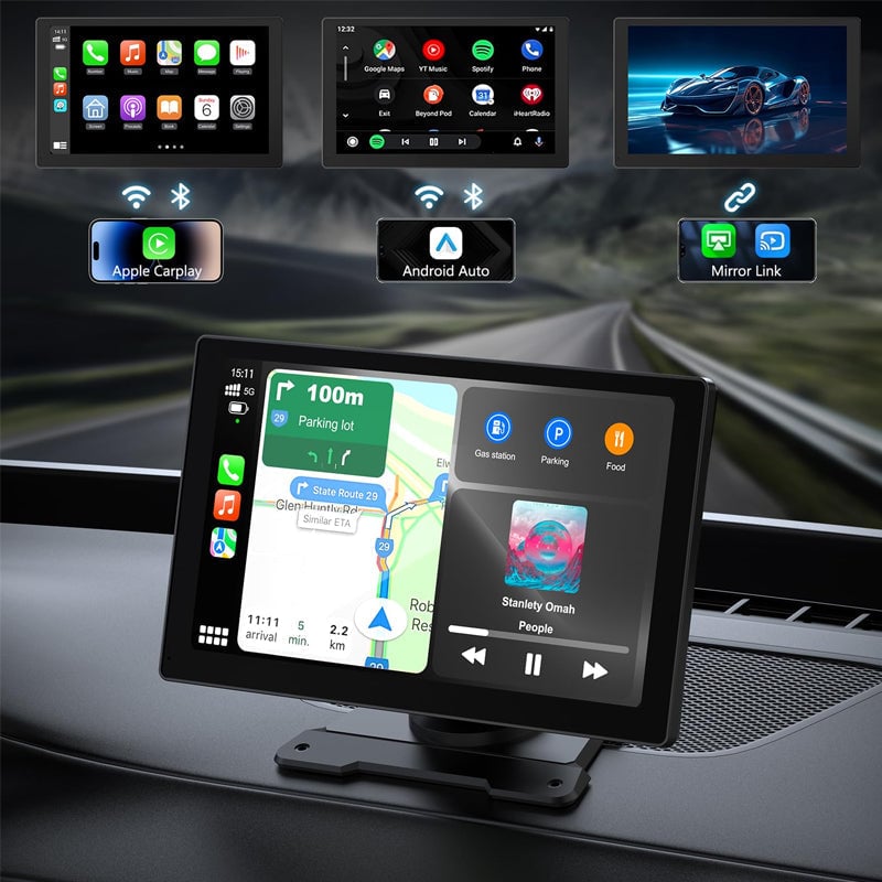 BowLift | Wireless CarPlay display screen