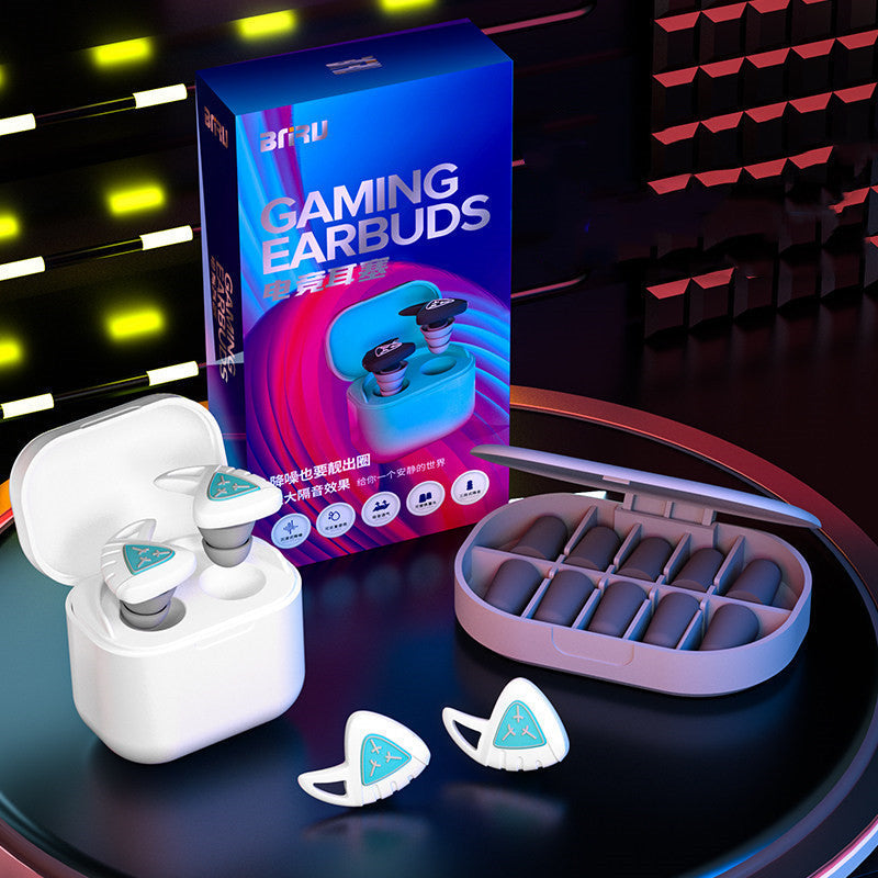 BowLift | Double-Tier Silicone Earplugs with 5 Pairs Foam Earplugs, for Noise, Sleeping & More