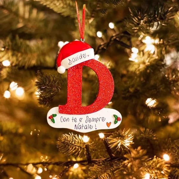 BowLift | Personalized Christmas 24 Letters Ornaments