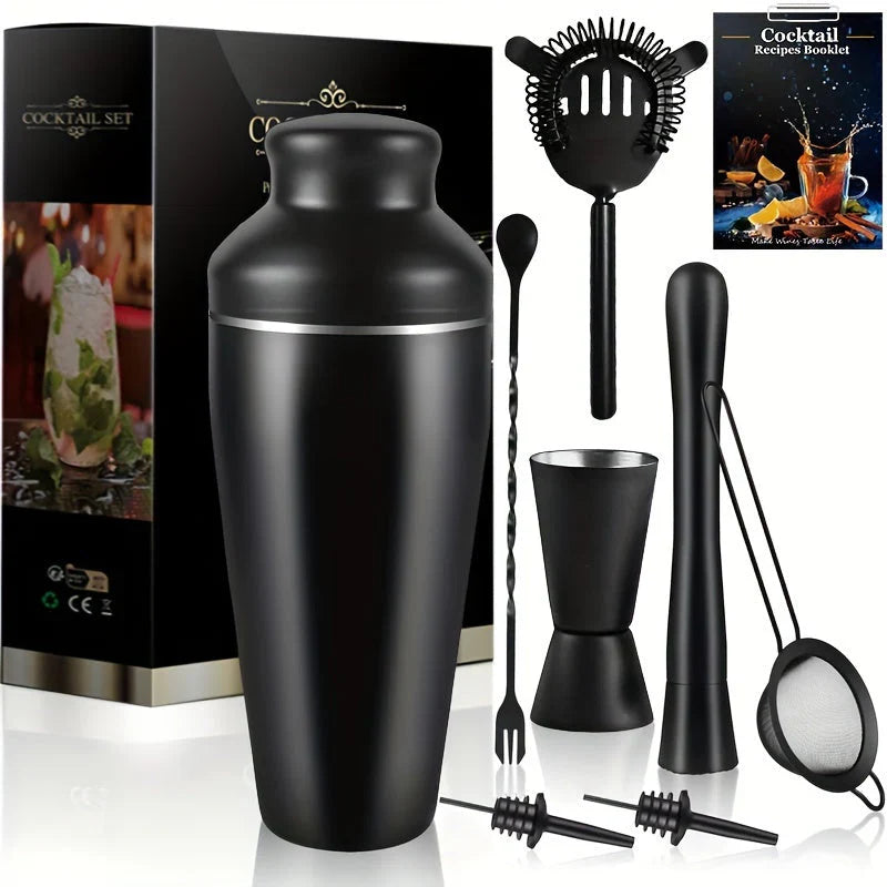 BowLift | Professional Cocktail Set – Stainless Steel Bartender Set for Perfect Drinks