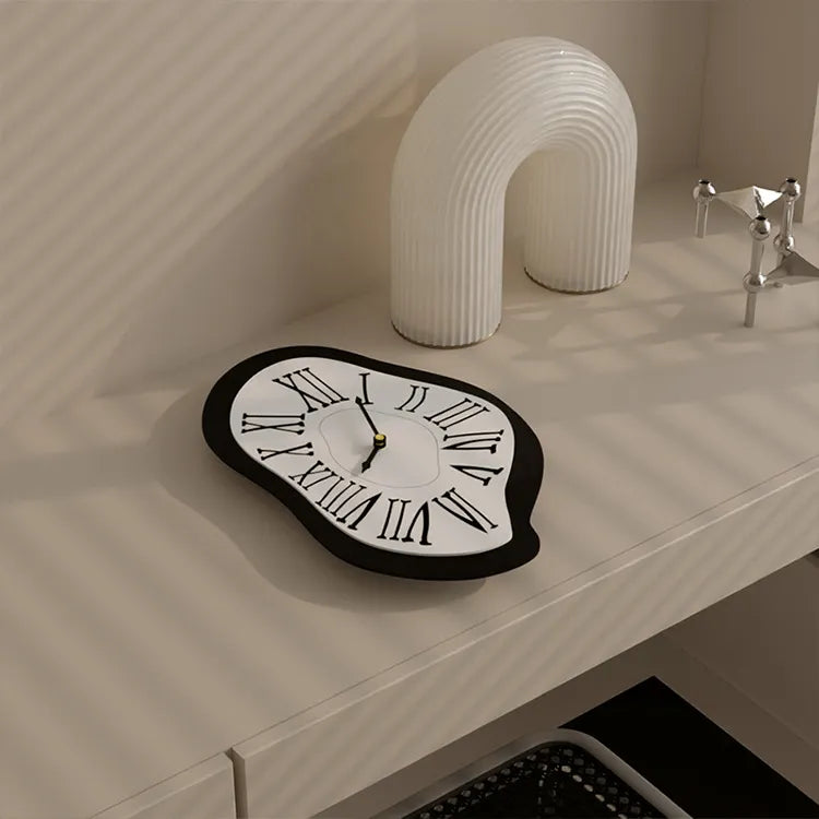 BowLift | AbstractTick - Surrealistic Roman Wall Clock