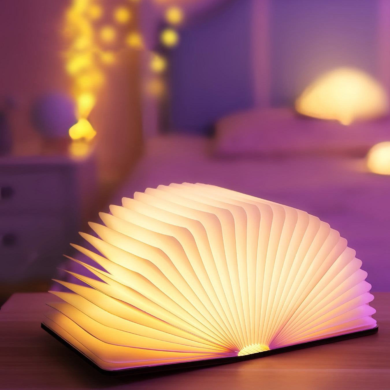 BowLift | š Wooden Book Lamp - For Desk Study Gift Decoration Light