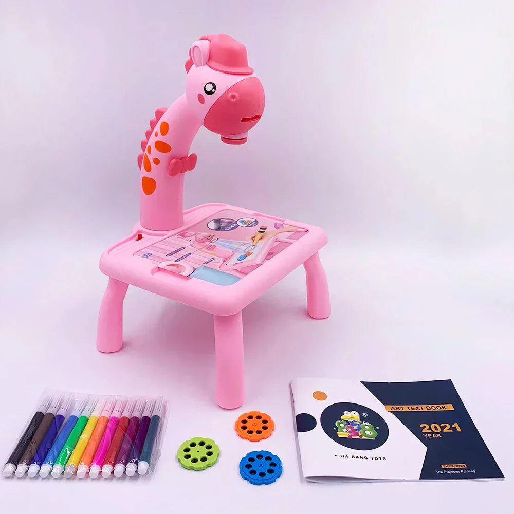 BowLift | DinoDraw Deluxe Drawing Board – Reusable Art Station for Kids – Creative and Educational Fun