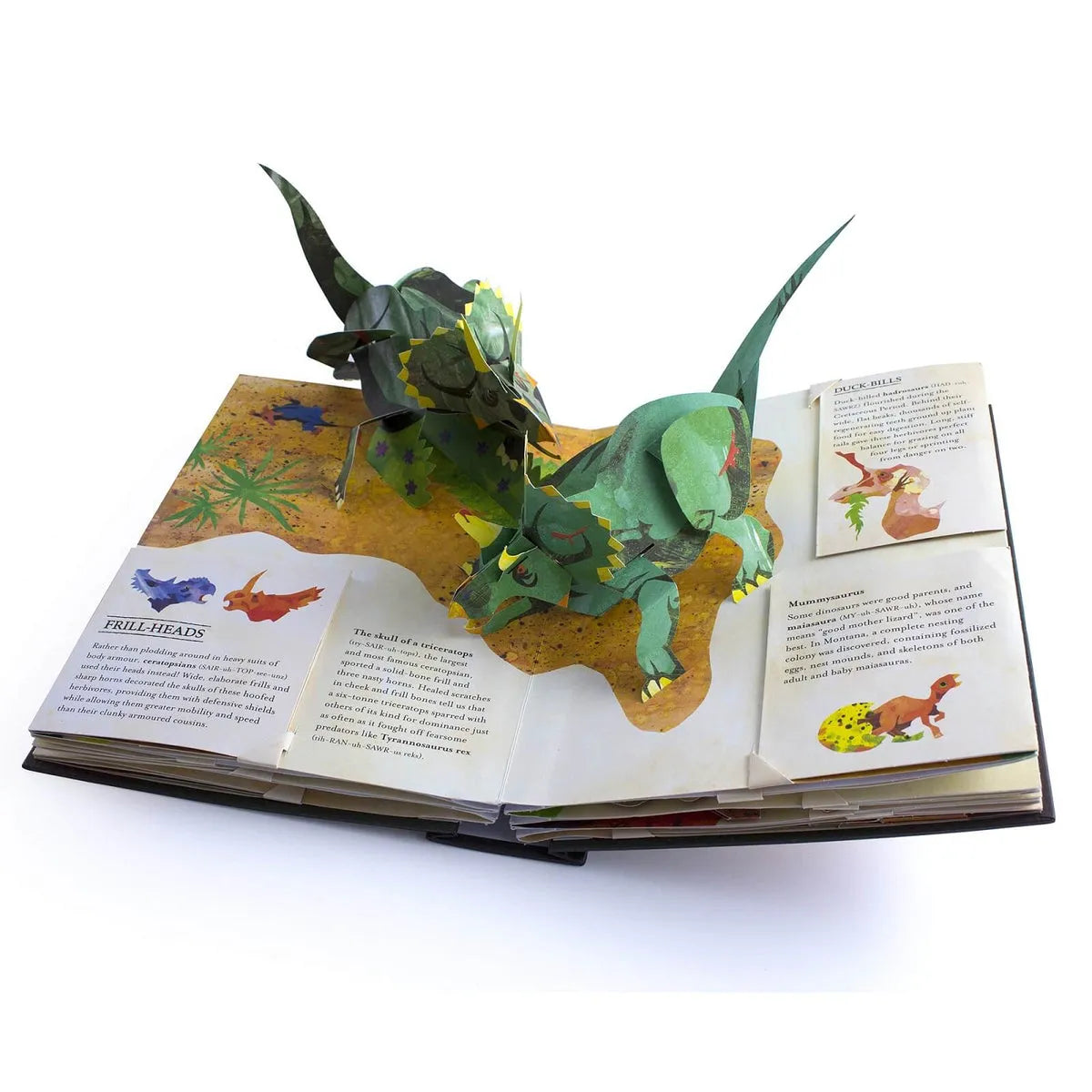 BowLift | DinoWorld 3D Pop-Up Book | Prehistoric Dinosaurs & Sea Monsters | Hardcover