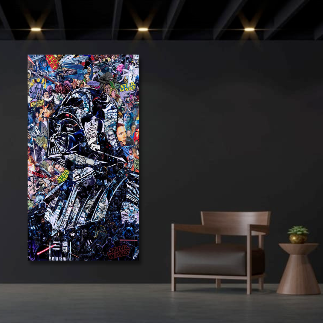 BowLift | Disney Star Wars Poster Darth Vader Canvas Wall Art - Wall Decoration - Famous Wall Art