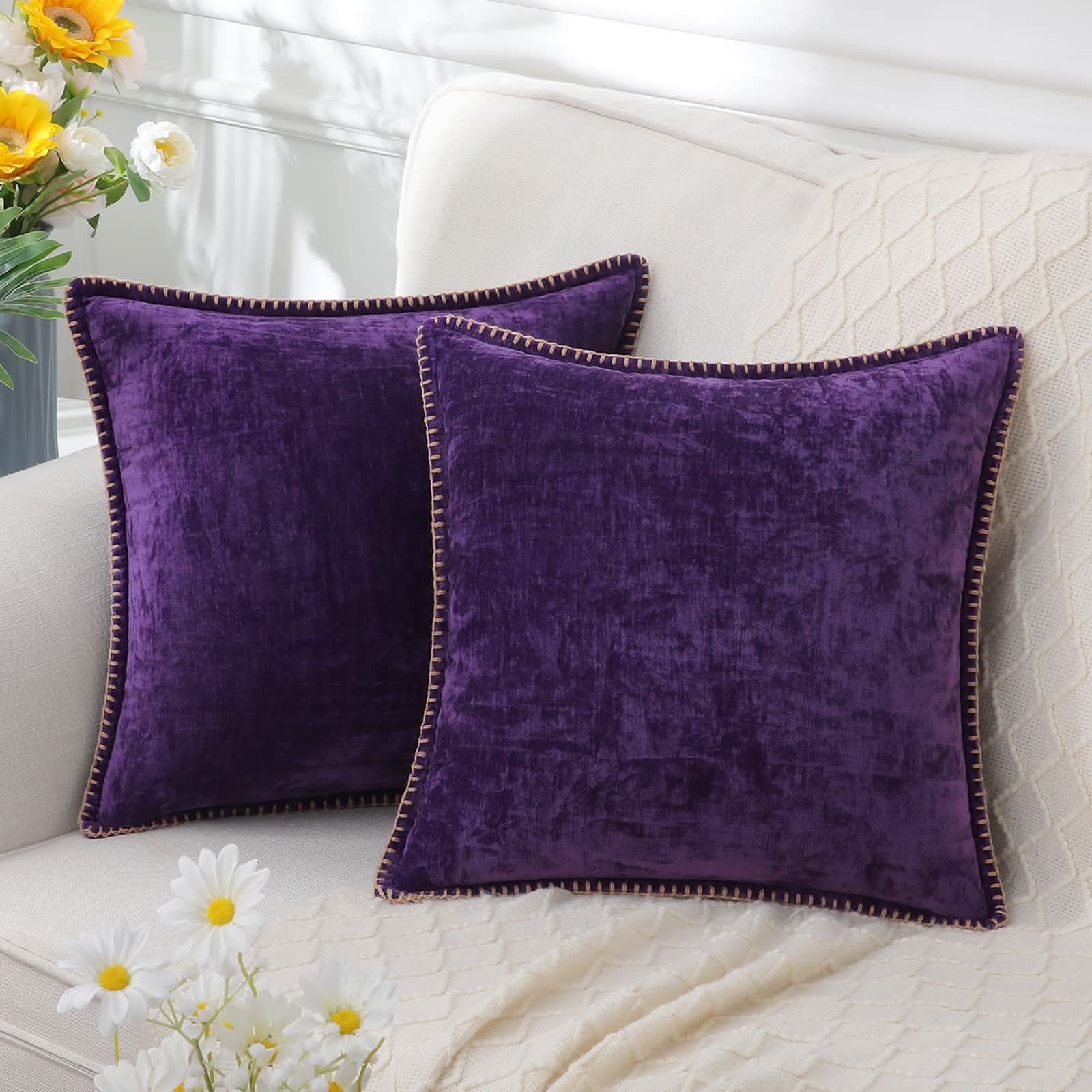 BowLift | Decorative Chenille Cushion Cover Soft Washable