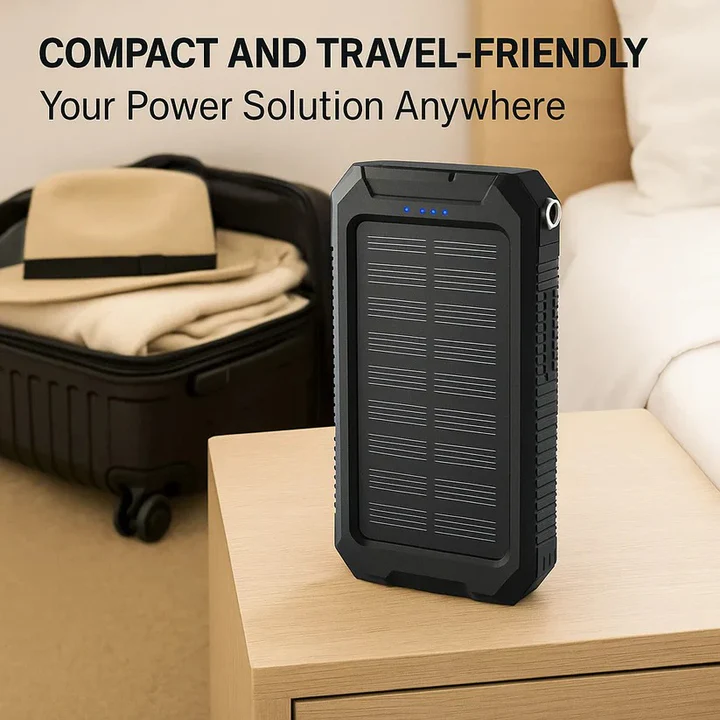 BowLift | 30,000mAh Solar Charger Waterproof Power Bank External