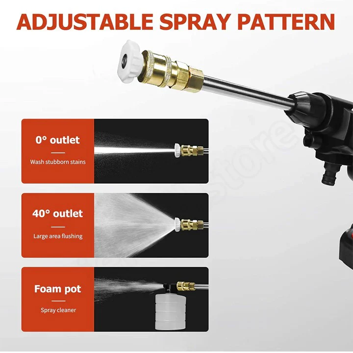 BowLift | Cordless High Pressure Washer with 2 Batteries