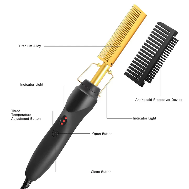 BowLift | Hot Comb for Thick and Coarse Hair