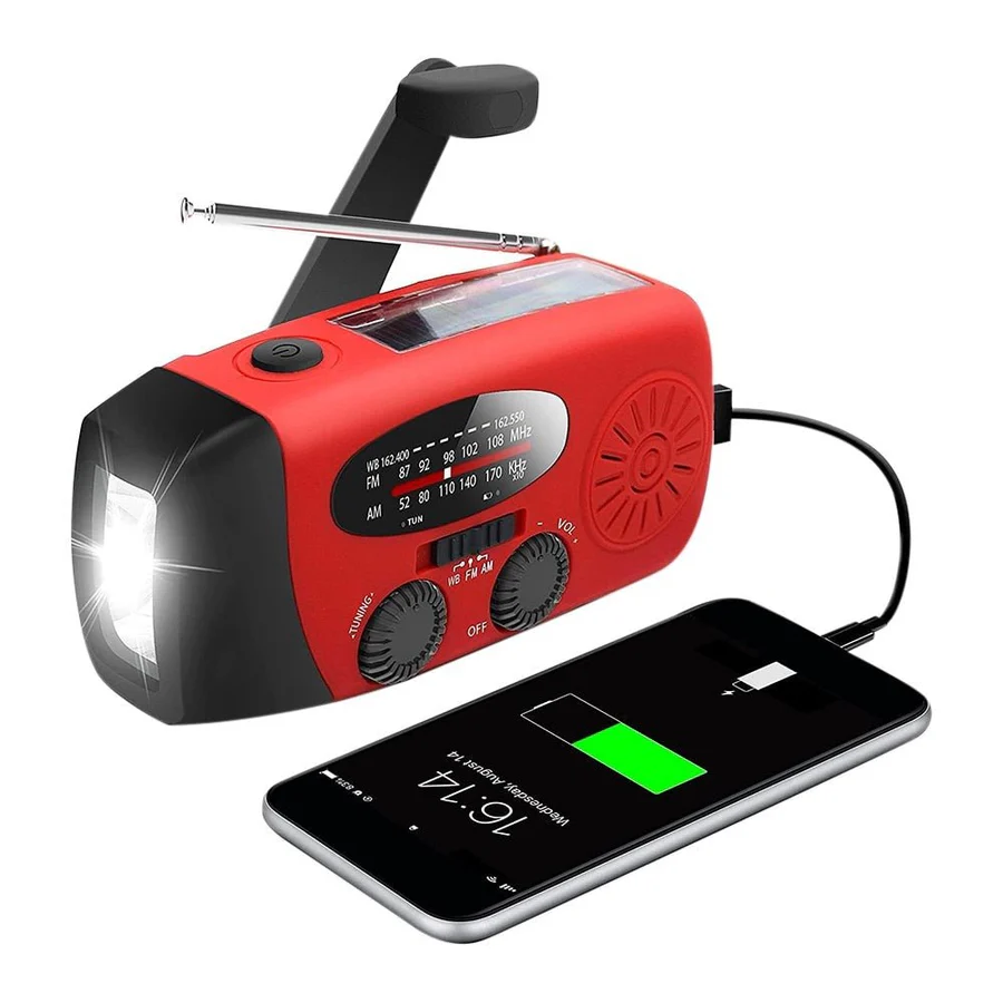 BowLift | All in One Emergency Radio with Solar Power and Power Bank