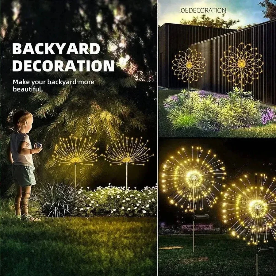 BowLift | Firework Design Lights for Garden