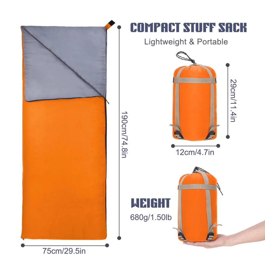 BowLift | All Season Camping Sleeping Bag for Adults