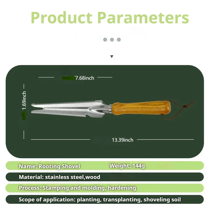 BowLift | 5-in-1 Stainless Steel Weed Puller Tool