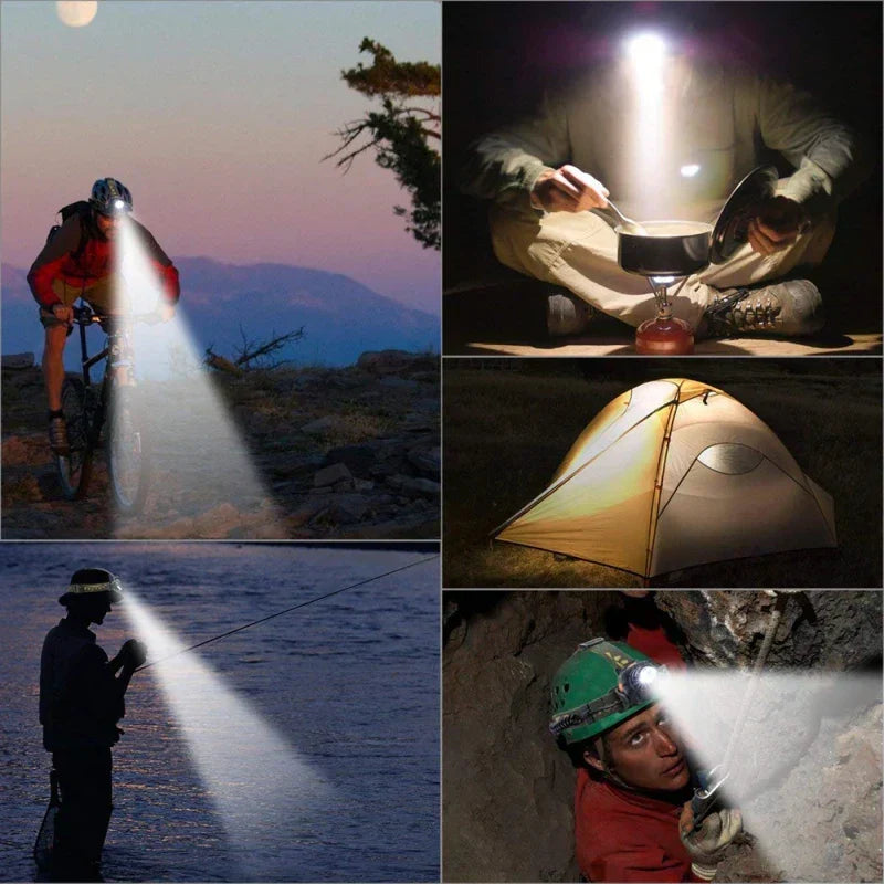 BowLift | Powerful Waterproof LED Headlamp with Zoom & Rechargeable Battery – Outdoor Adventure Light