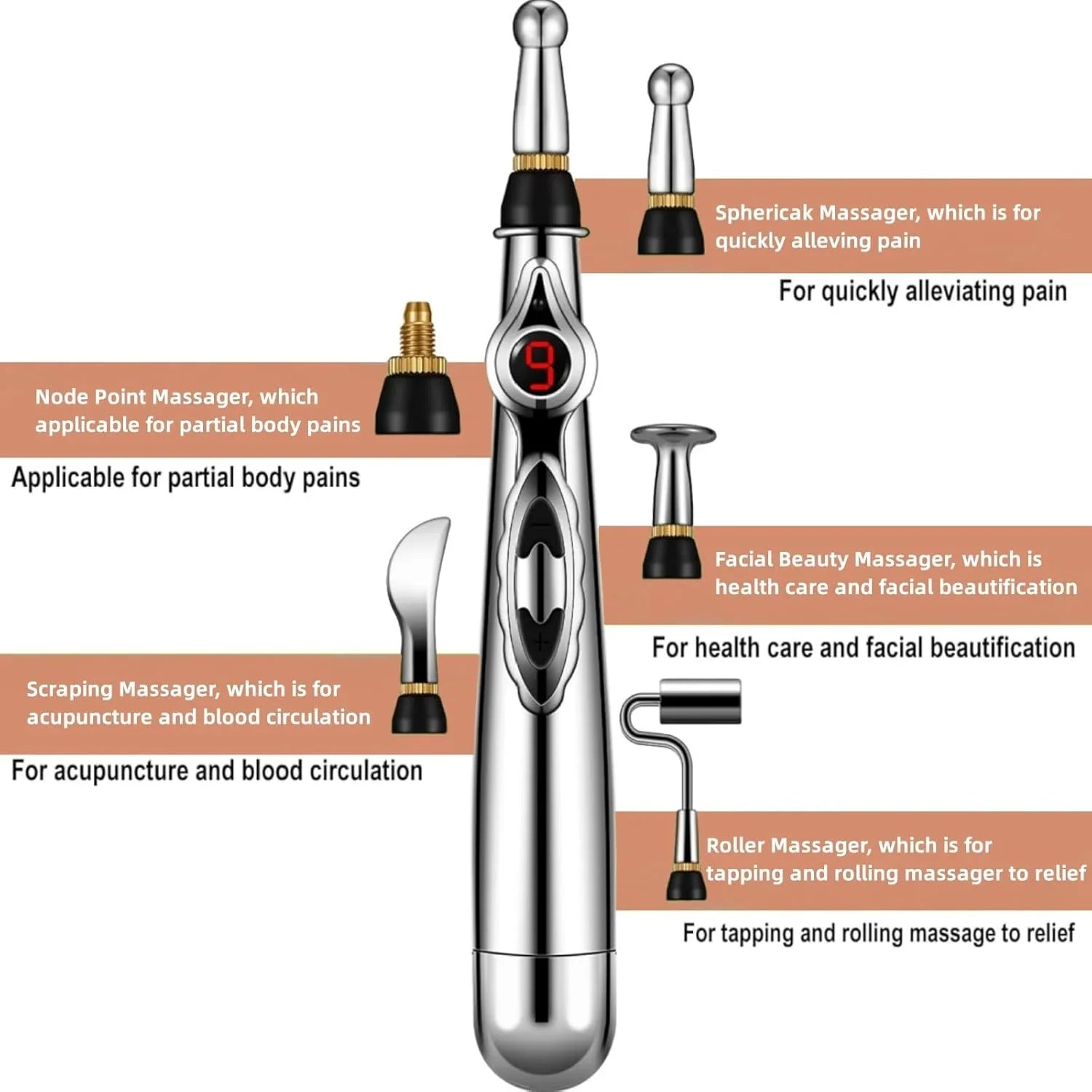 BowLift | Electronic Acupuncture Pen | Meridian Massage Device for Pain Relief
