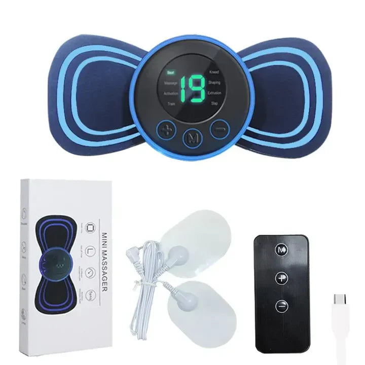 BowLift | Portable Electric Neck Massager | With Pad & Remote Control for Targeted Relaxation