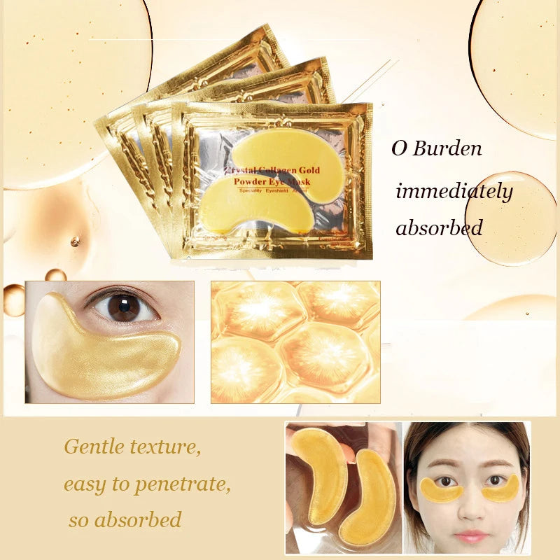 BowLift | 100 Pcs Gold Collagen Eye Mask