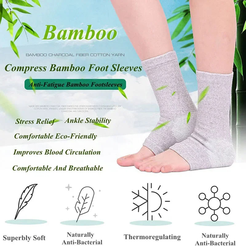 BowLift | 1 Pair Bamboo Foot Sleeves Compression Socks