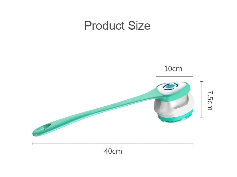BowLift | 5-in-1 Electric Body Scrubber with Long Handle for Shower