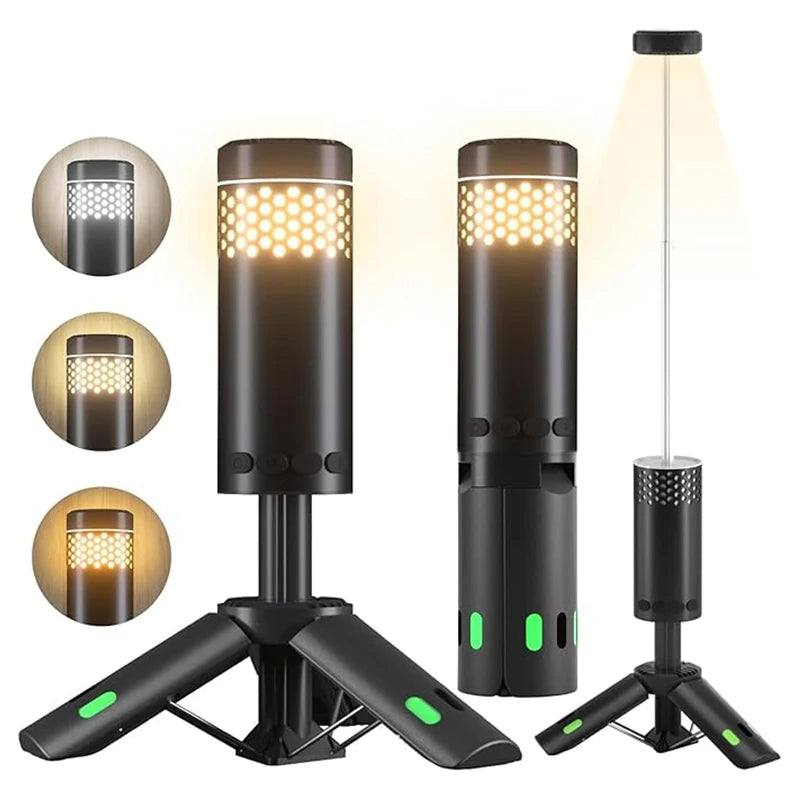 BowLift | Camping Lantern with Tripod Rechargeable LED Light