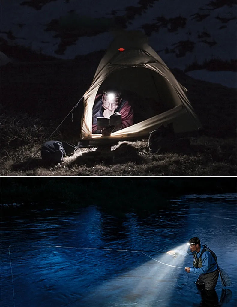 BowLift | Powerful Waterproof LED Headlamp with Zoom & Rechargeable Battery – Outdoor Adventure Light