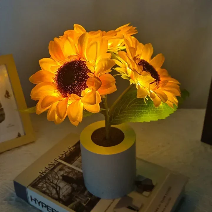 BowLift | Rechargeable Sunflower Night Light