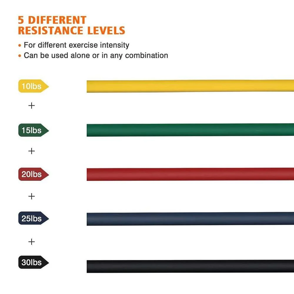 BowLift | Home Fitness Resistance Bands 12 piece Set