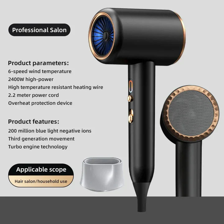 BowLift | High-performance hair dryer 2400W with cold and warm air function - Ion technology