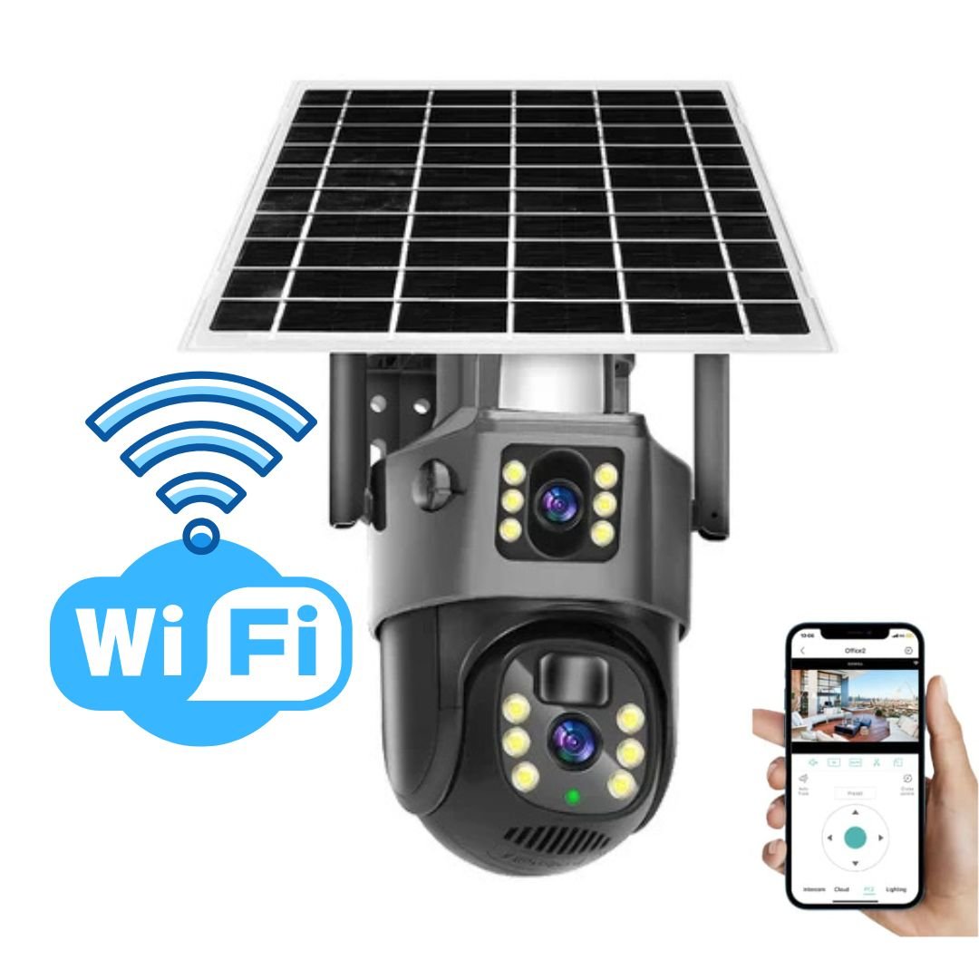 BowLift | GUARDIAN EYE 4K – Wireless Outdoor Security Camera with Solar Panel & 10x Zoom
