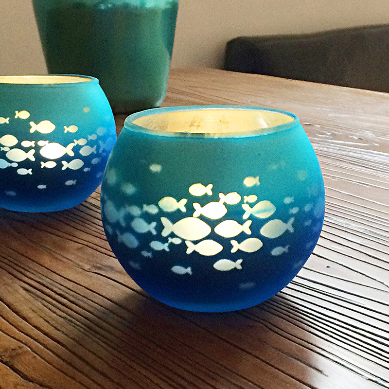 BowLift | European Retro Glass Mosaic Tealight Holder