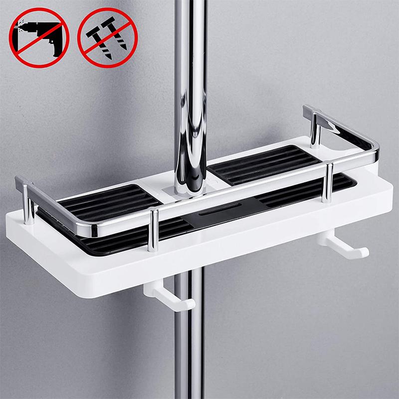 BowLift | Bathroom Rod Shower Shelf Holder