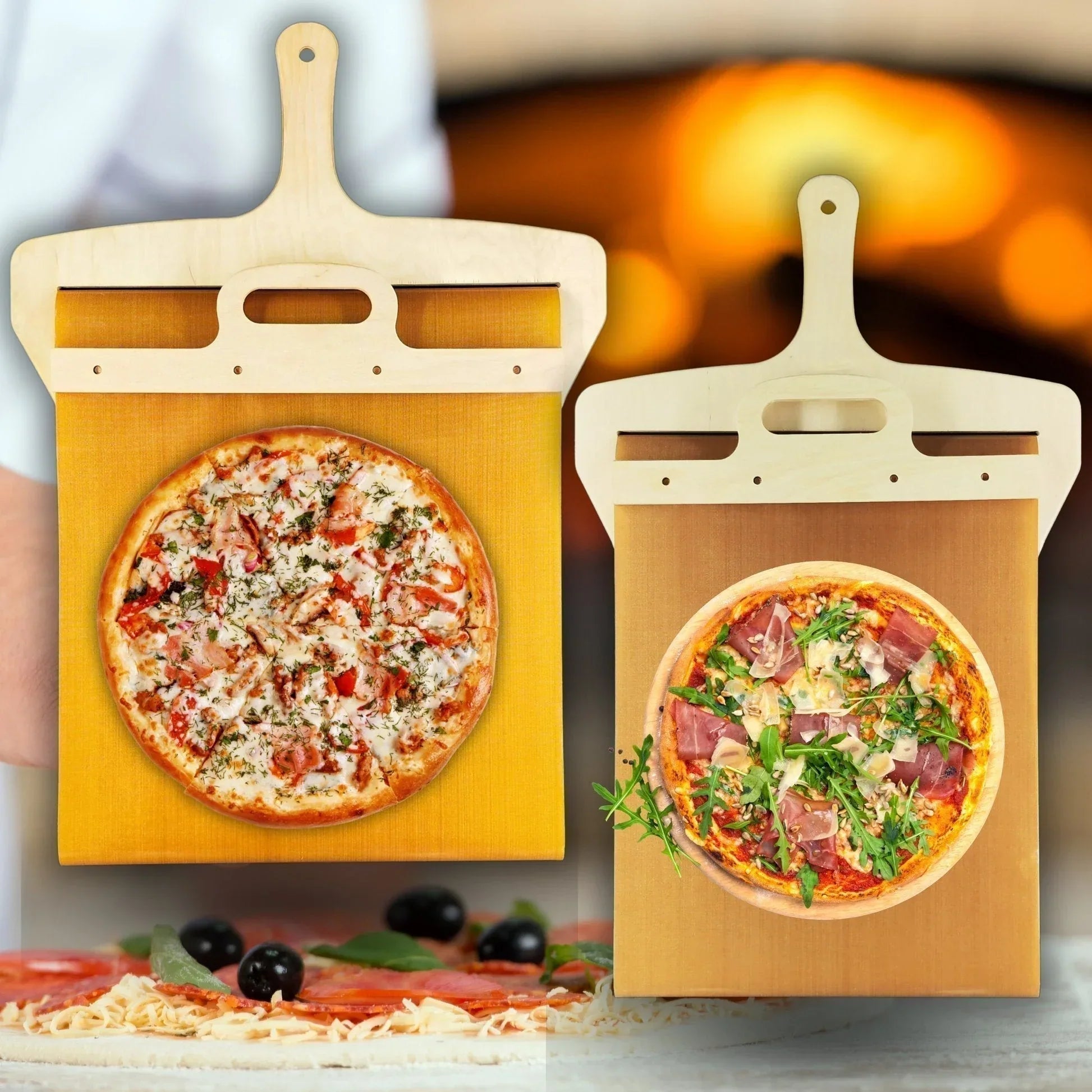 BowLift | Premium Sliding Pizza Peel - Essential Kitchen Baking Tool
