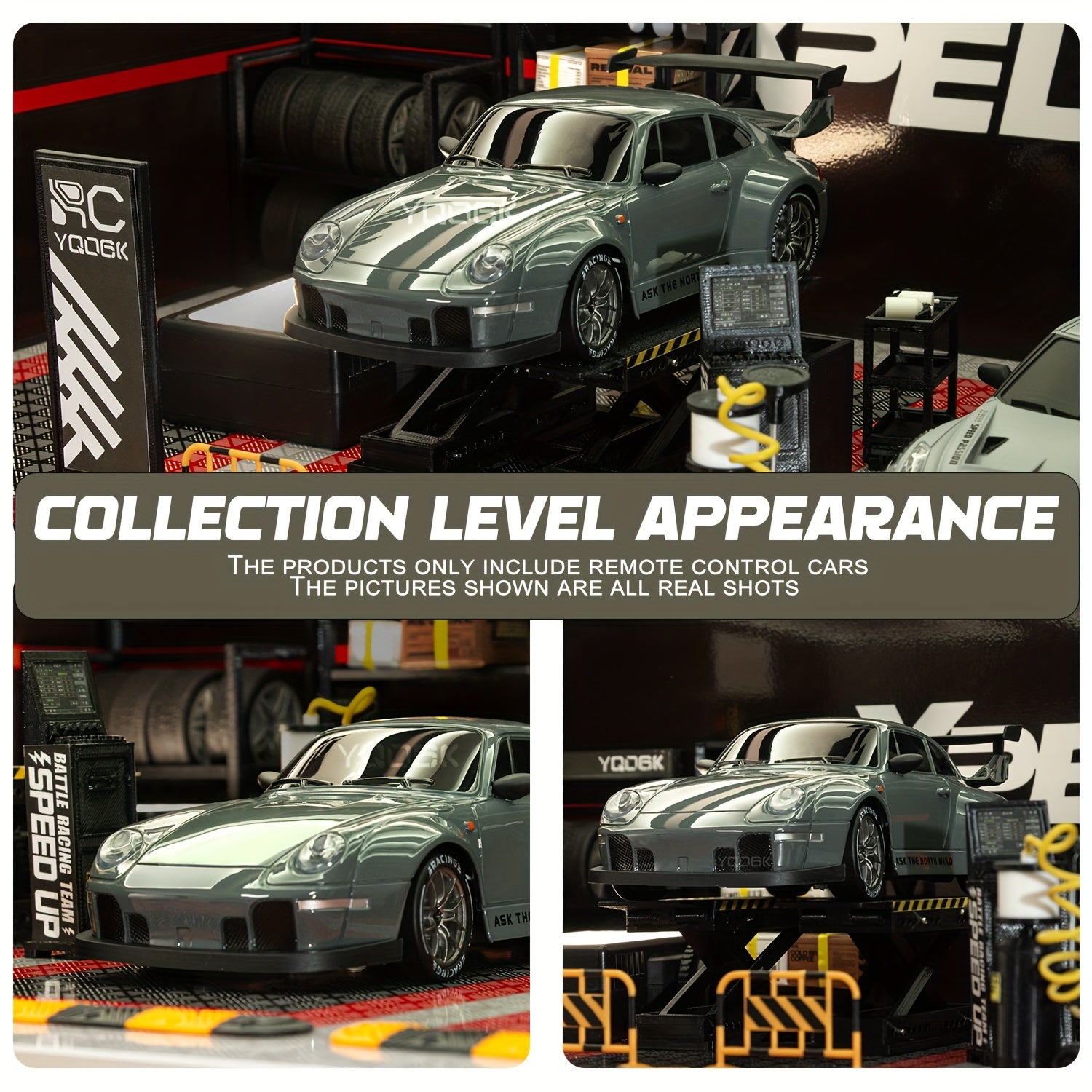 BowLift | 1:24 RC Drift Car | 4WD, LED Wheels & USB Rechargeable for Indoor and Outdoor Racing Fun