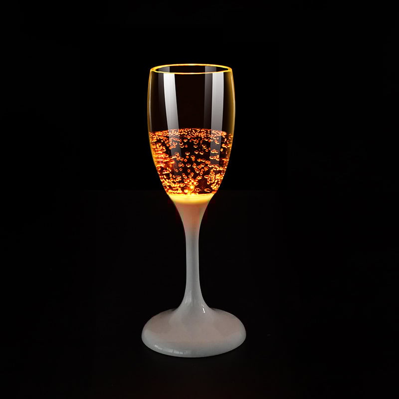 BowLift | LED Wine Glasses | Light-Up Drinkware with 6 Colors | Liquid-Activated | Reusable Party Cups 4–8oz