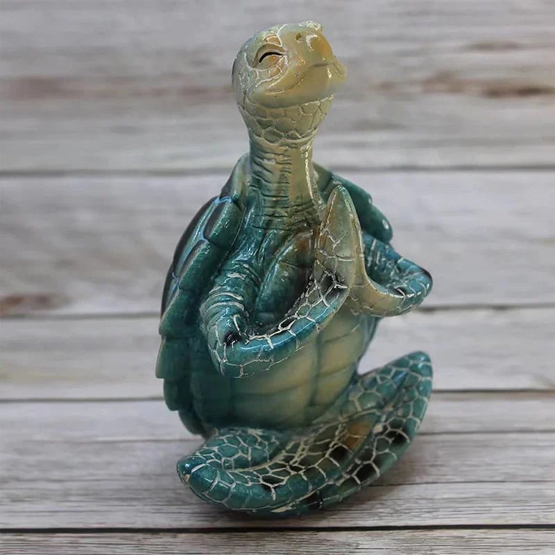 BowLift | Resin Sea Turtle Figure – Calming Meditation Decoration for Home