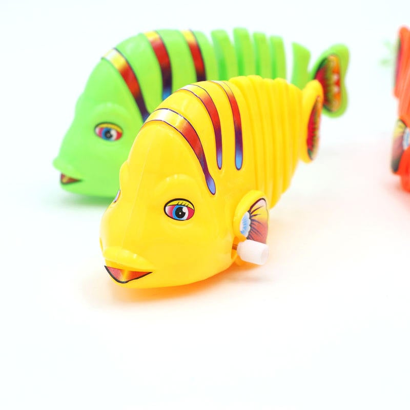 BowLift | Plastic Wind-Up Wiggle Fish Toys