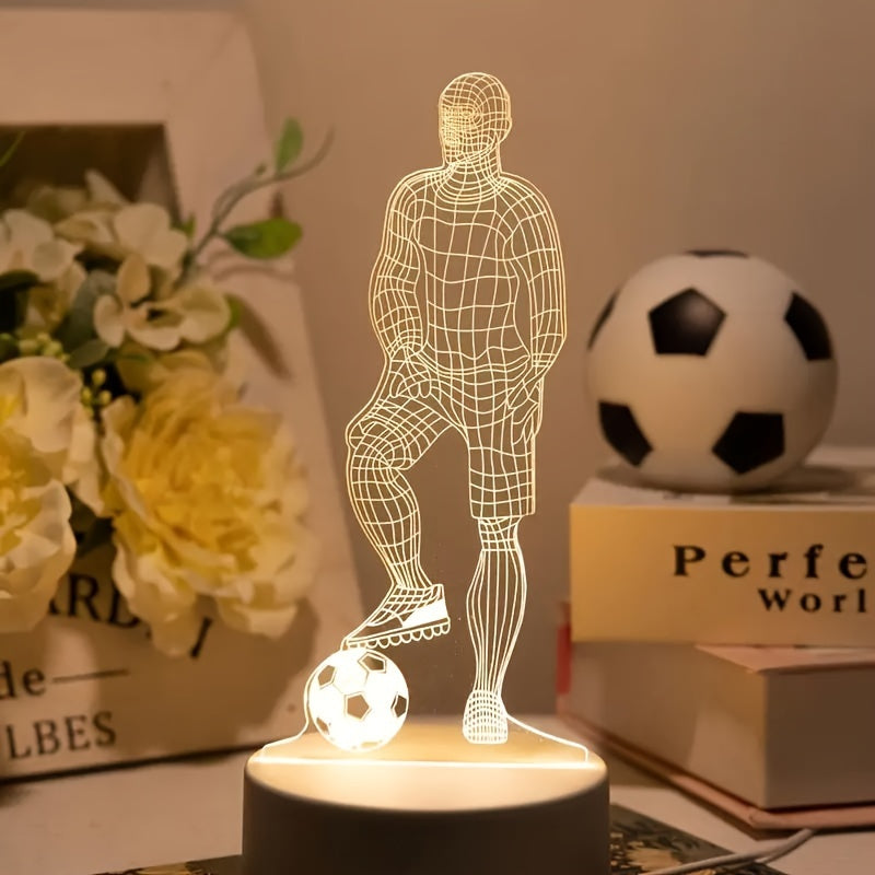BowLift | Soccer Player 3D Lamp – For a sporty atmosphere