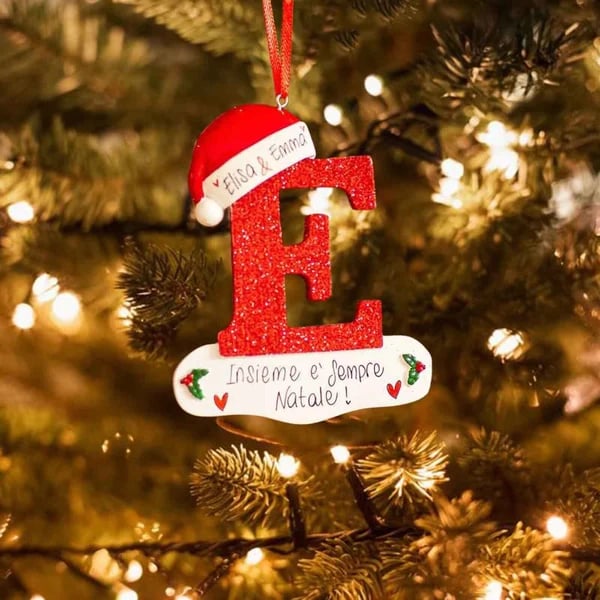 BowLift | Personalized Christmas 24 Letters Ornaments