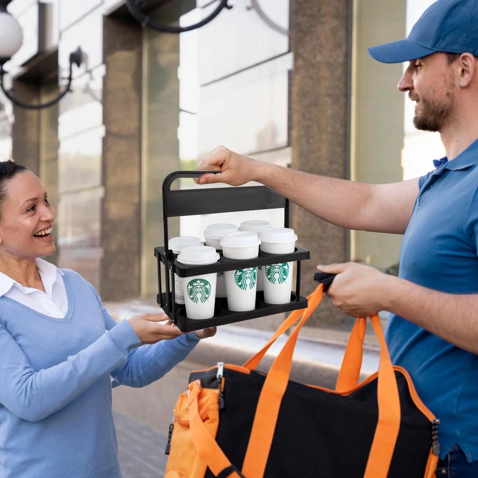 BowLift | Foldable Drink Holder – Portable holder for six drinks with reinforced support