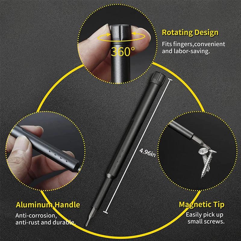 BowLift | Professional screwdriver set with 24 bits for precision work