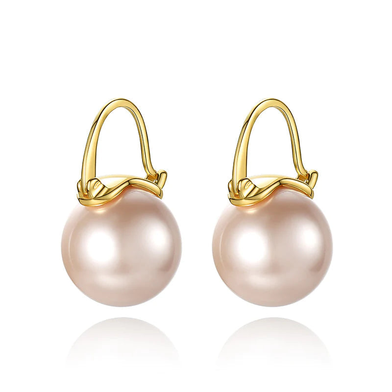 BowLift | Black Pearl Earrings Available in White Champagne Grey Gold and Black Pearl Dangle Earrings