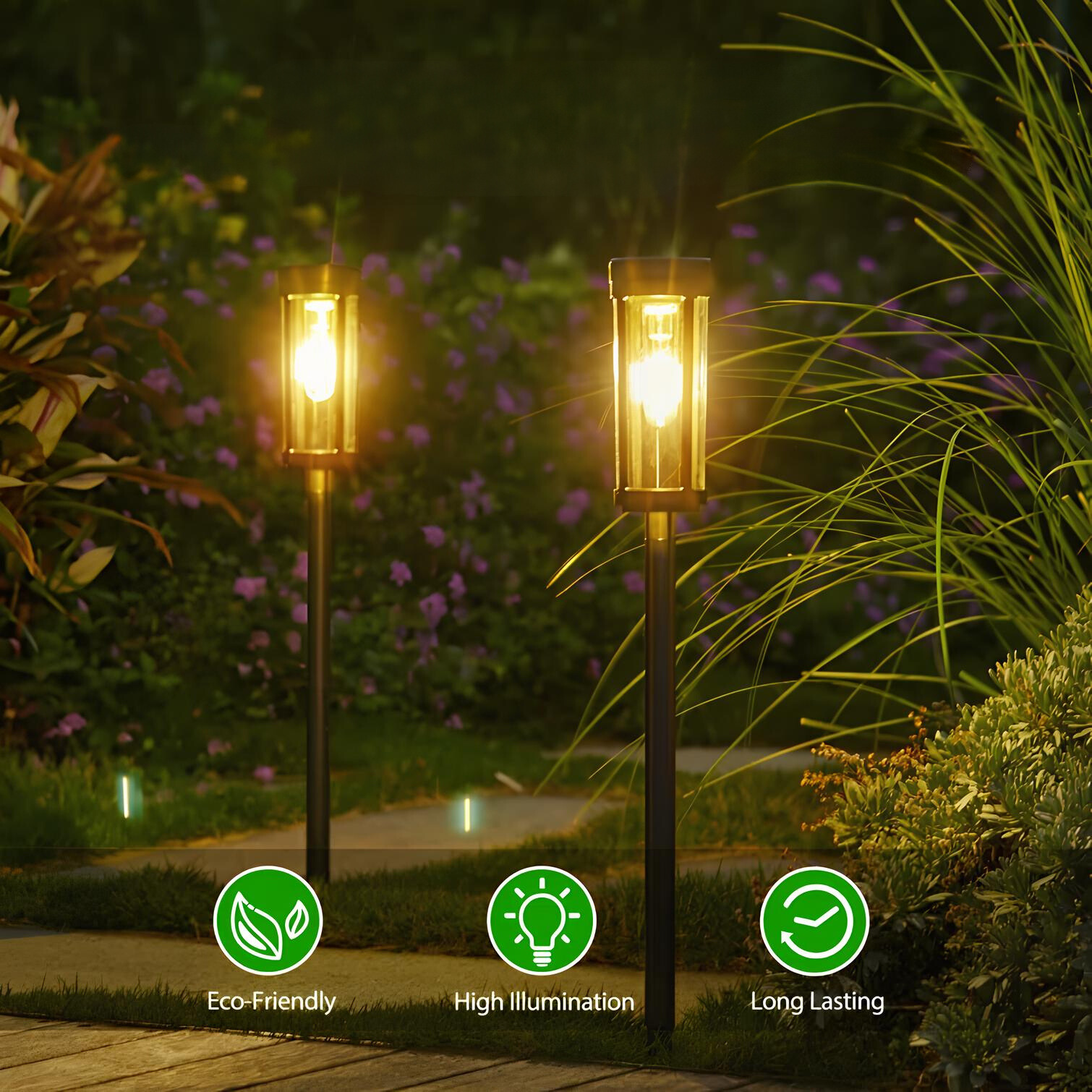 BowLift | Outdoor Solar Powered Garden Light