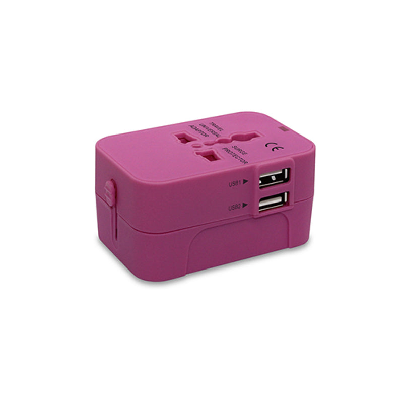 BowLift | Universal Travel Adapter with Dual USB Ports
