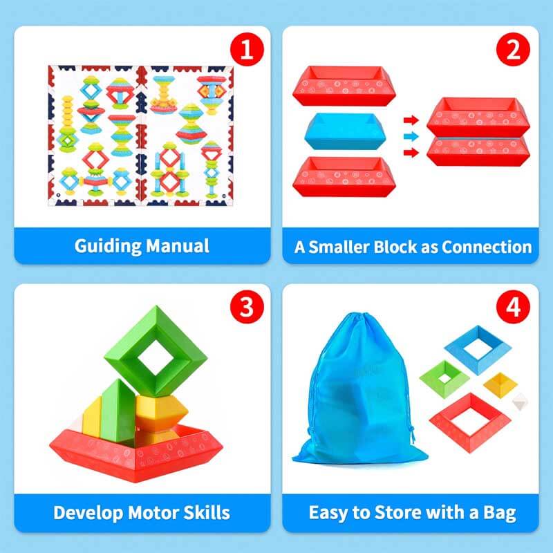 BowLift | Baby Toys Educational Stacking Blocks Set