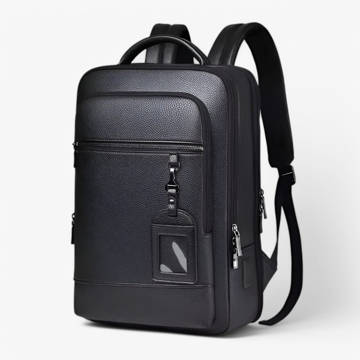BowLift | EXECUTREK – Elegant Leather Laptop Backpack with USB Port