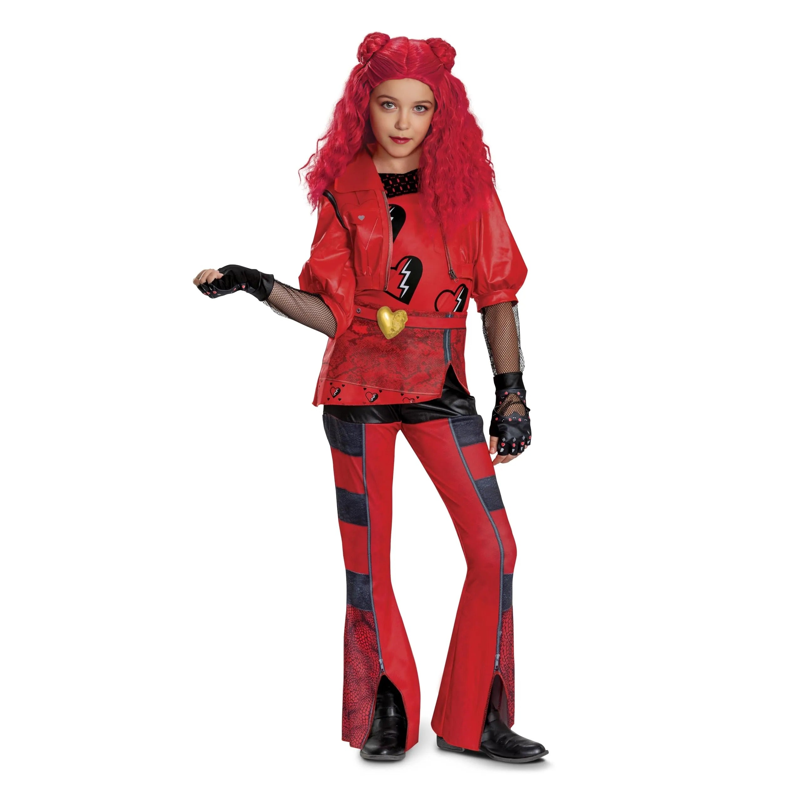 BowLift | Girls Villain Halloween Costume Long Sleeve Flared Pants