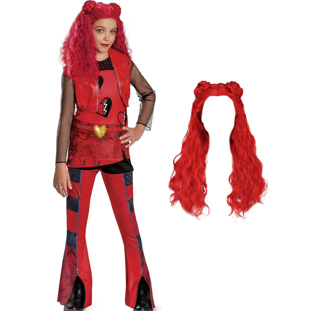 BowLift | Girls Villain Halloween Costume Long Sleeve Flared Pants