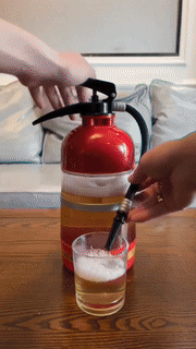 BowLift | Fire Extinguisher Drink Dispenser